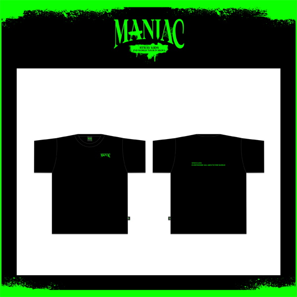 [全款] [SKZ] T-SHIRT [Stray Kids 2nd World Tour “MANIAC” in Seoul]_韩知城中文首站_HJS