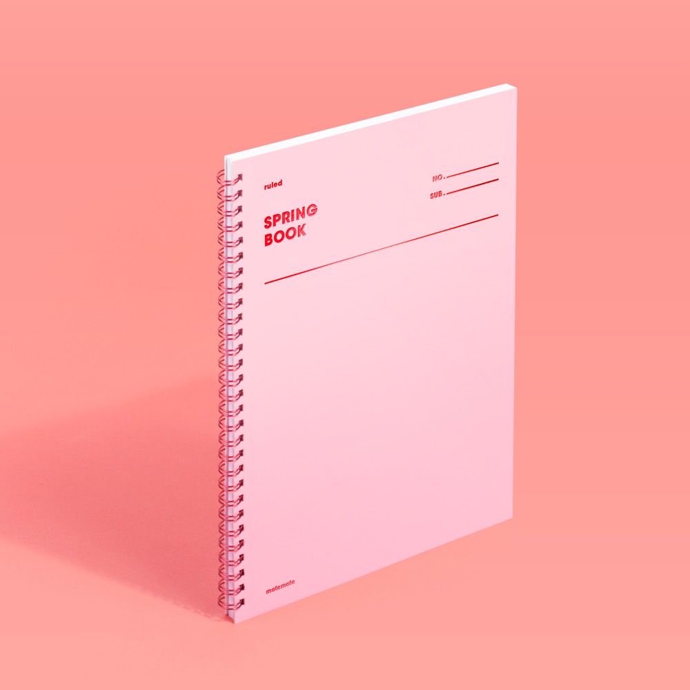 [motemote] spring book_rose quartz(3type)