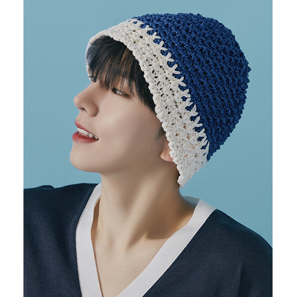 ktown4u.com : (MONSTA X KIHYUN) AQO SUMMER BUCKET HAT [BLUE