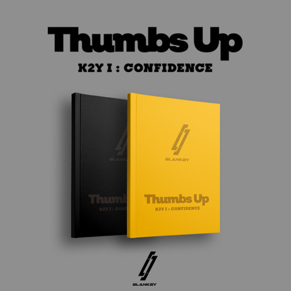 [2CD SET] BLANK2Y - 1ST MINI ALBUM K2Y I : CONFIDENCE [Thumbs Up] (G Ver. + U Ver.)