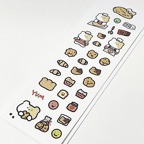 with ham Cookie Sticker