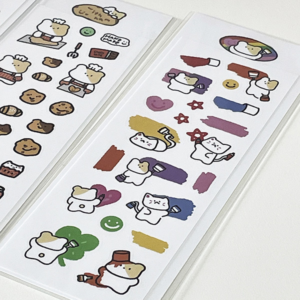 with ham Painting Sticker