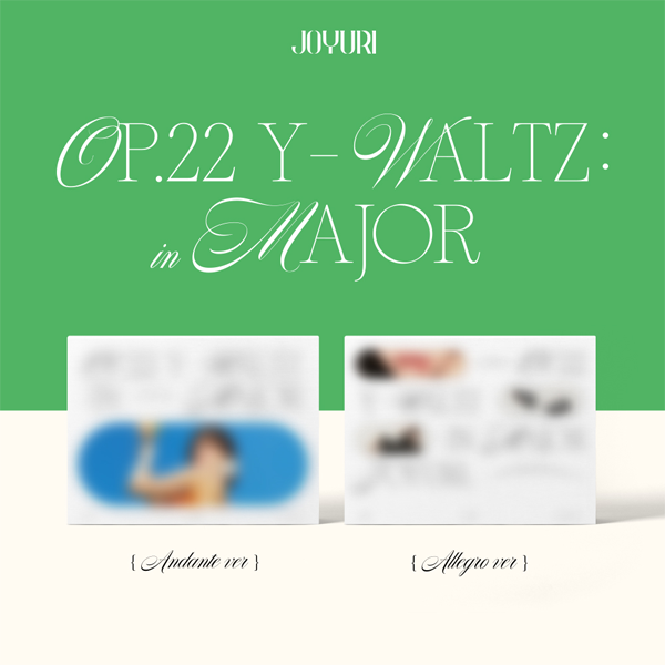 [2CD SET] Jo YuRi - The 1st Mini Album [Op.22 Y-Waltz : in Major] (Andante Ver. + Allegro Ver.)
