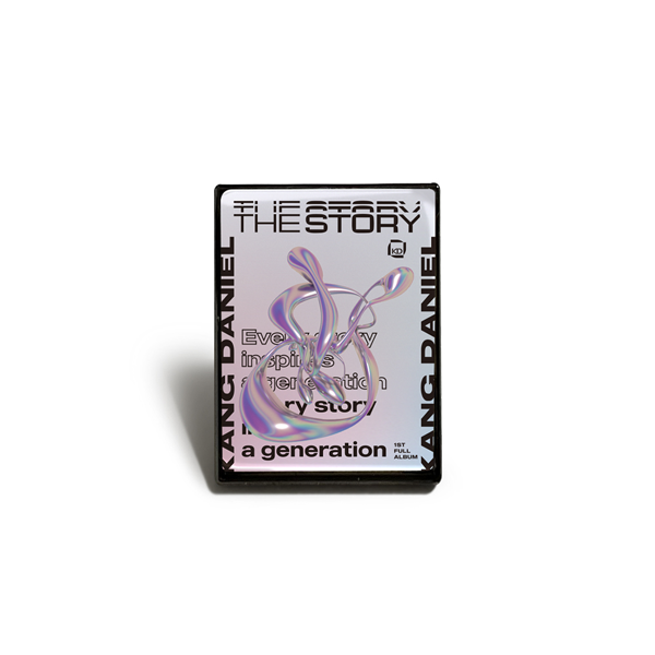 [全款] KANG DANIEL - ALBUM COVER BADGE (VER.A) [1st Full Album [The Story] OFFICIAL GOODS]_姜丹尼尔吧_likecat