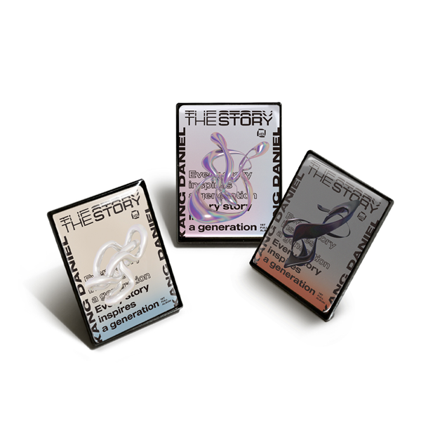 KANG DANIEL - ALBUM COVER BADGE SET [1st Full Album [The Story] OFFICIAL GOODS]