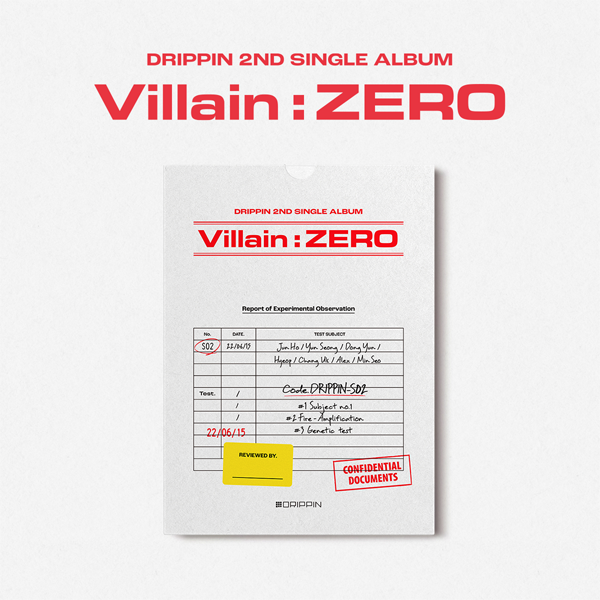[@GLOBAL_DRIPPIN] DRIPPIN - 2ND SINGLE ALBUM [Villain : ZERO] (A Ver.)