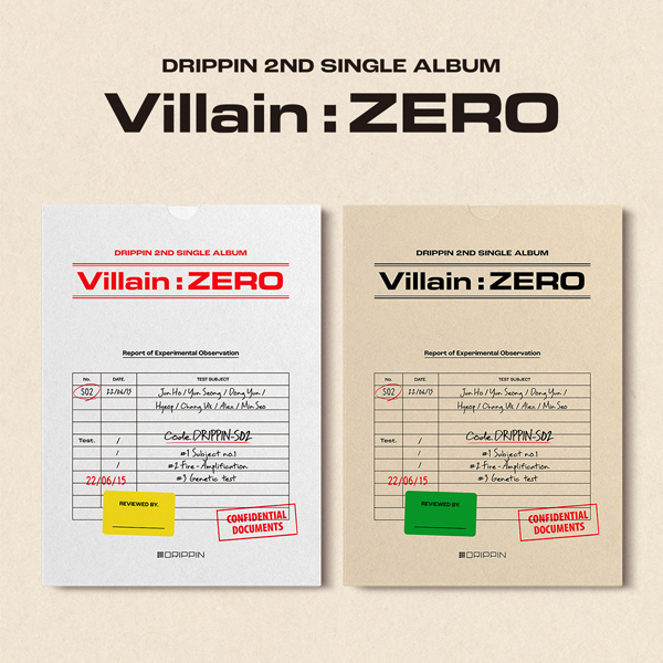 [DRIPPINALBUM] [2CD SET] DRIPPIN - 2ND SINGLE ALBUM [Villain : ZERO] (A Ver. + B Ver.)