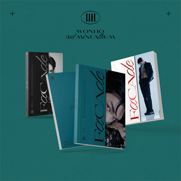 [FC ALBUM] [Video Call Sign Event] [3CD SET] WONHO - Mini Album Vol.3 [FACADE] (Ver.01 + Ver.02 + Ver.03)