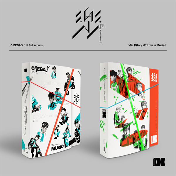 [OX ALBUM] [2CD SET] OMEGA X - 1st Full Album [樂서(Story Written in Music)] (MUSIC Ver. + STORY Ver.)