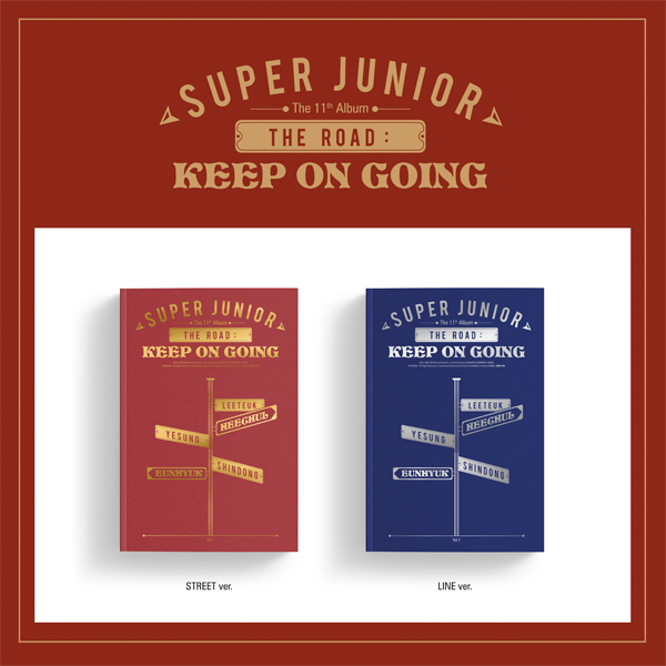 SUPER JUNIOR - The 11th Album Vol.1 [The Road : Keep on Going] (Random Ver.) *Different versions will be sent in case of purchasing 2 or more