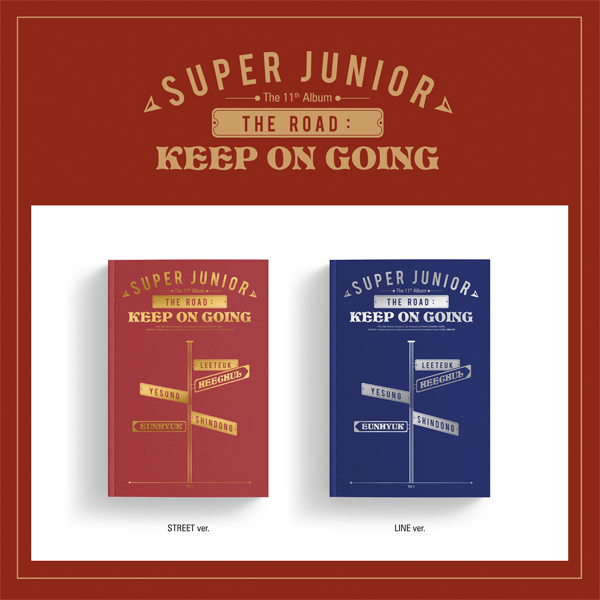 [全款 裸专] SUPER JUNIOR - 正规11辑 Vol.1 [The Road : Keep on Going] (随机版本,多张发不同版本）_U-UNCOUNT_1986赫海页