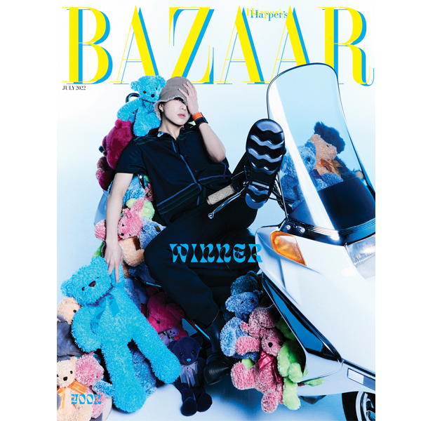 [@WINNERPHYG] HARPER`S BAZAAR 2022.07 B TYPE (Cover : KANG SEUNG YOON / Content : WINNER 14p, NMIXX 14p)
