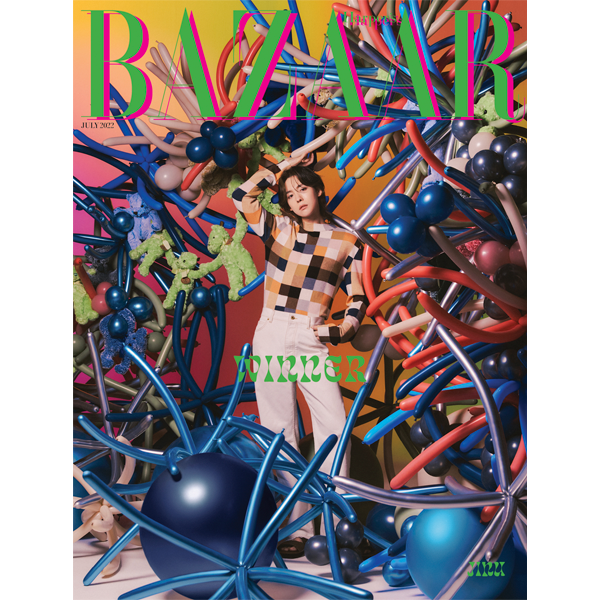 [@WINNERPHYG] HARPER`S BAZAAR 2022.07 C TYPE (Cover : JINU / Content : WINNER 14p, NMIXX 14p)