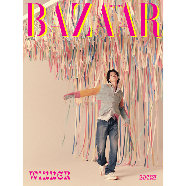[@WINNERPHYG] HARPER`S BAZAAR 2022.07 E TYPE (Cover : HOONY / Content : WINNER 14p, NMIXX 14p)