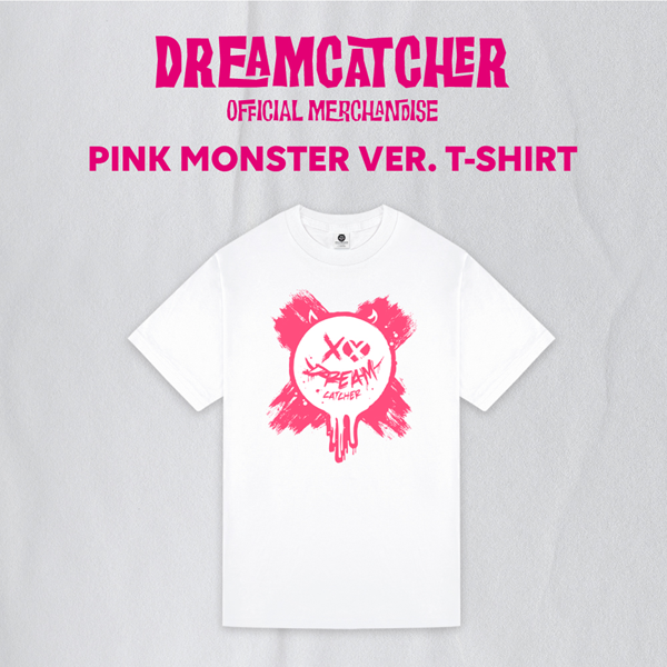 [@7_DREAMERS] DREAMCATCHER - DREAMCATCHER T-SHIRT (PINK MONSTER Ver.)