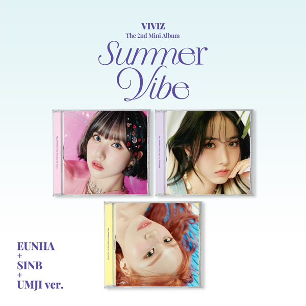 [3CD 세트상품] 비비지 (VIVIZ) - 미니앨범 2집 [Summer Vibe] (Jewel Case) (은하 버전 + 신비 버전 + 엄지 버전)