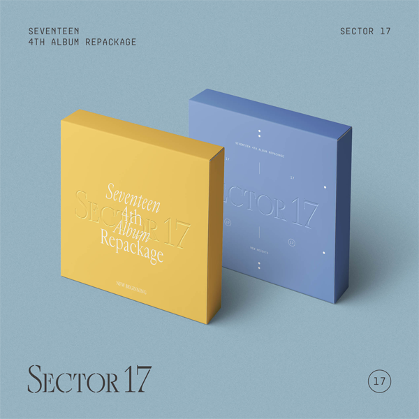 [全款 限量50张] SEVENTEEN - 4th Album Repackage [SECTOR 17] (随机版本)_向日葵8号卫星