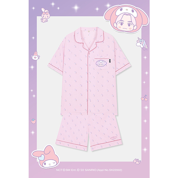 (NCT HENDERYXSanrio) Short Sleeve Pajama [L/Pink]