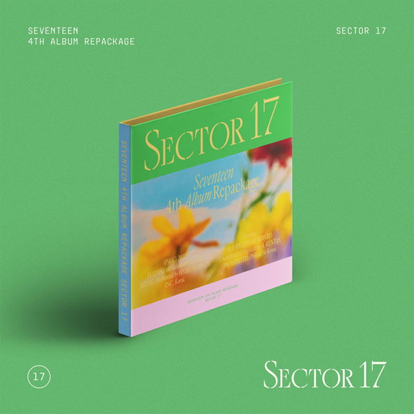 [全款 裸专][KTOWN4U 独家特典 : 印花卡套 2种中随机1种] SEVENTEEN - 4th Album Repackage [SECTOR 17] (COMPACT Ver.) (随机版本)_尹净汉吧_JeonghanBar