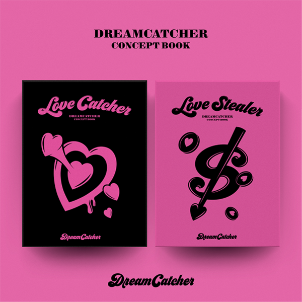 [全款][视频签售活动] [2本套装] DREAMCATCHER - DREAMCATCHER CONCEPT BOOK (Love Catcher Ver. + Love Stealer Ver.)_ dc散粉团