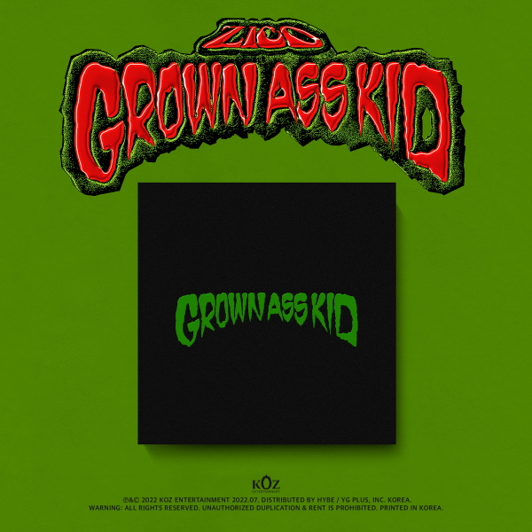 [全款 裸专] ZICO - 迷你专辑 4辑 [Grown Ass Kid]_AOMG_china_fans