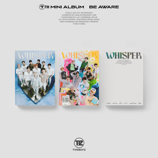 [全款 裸专][3CD 套装] THE BOYZ - 迷你专辑 7辑 [BE AWARE] (Denial Ver. + Desire Ver. + Document Ver.)_Oxygen02_池昌民氧气站