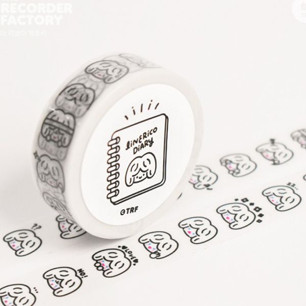 TRF masking tape_RiCO DIARY BLACK