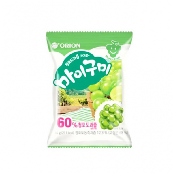 My gummy Jelly green grape flavoured 66g*1ea