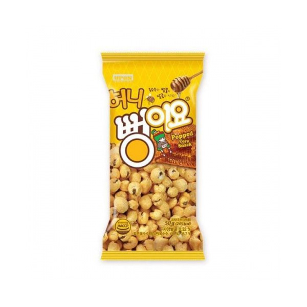 Popped corn snack honey flavoured 50g*1ea