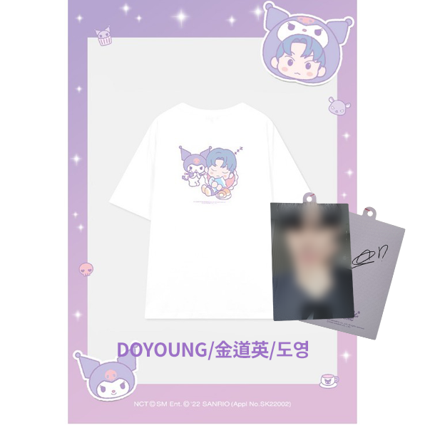 (NCT DOYOUNG Gift) Sanrio Short Sleeve T-Shirts [White]