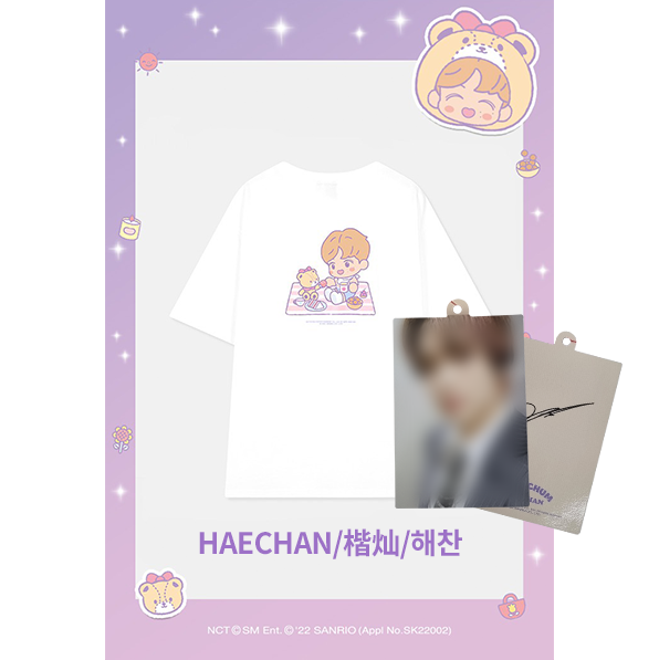 (NCT HAECHANxSanrio)(Gift-Photo Tag 1p) Short Sleeve T-Shirts [Print]
