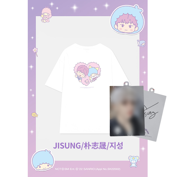 (NCT JISUNGxSanrio)(Gift-Photo Tag 1p) Short Sleeve T-Shirts [Pink]