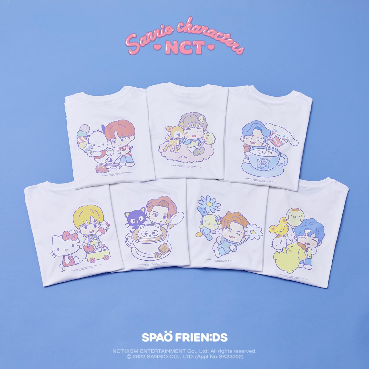 (NCT 재현xSanrio)(Gift-Photo Tag 1p) 반팔 티셔츠 [Off White]