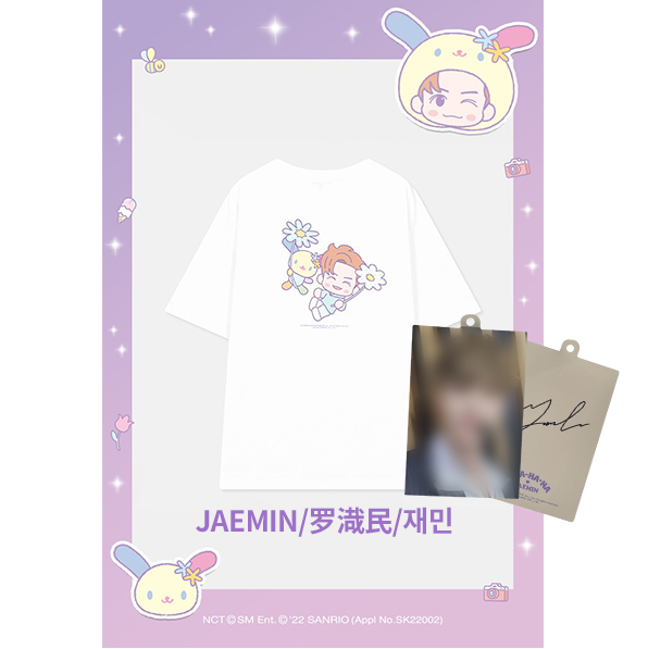 (NCT JAEMINxSanrio)(Gift-Photo Tag 1p) Short Sleeve T-Shirts [Multi]