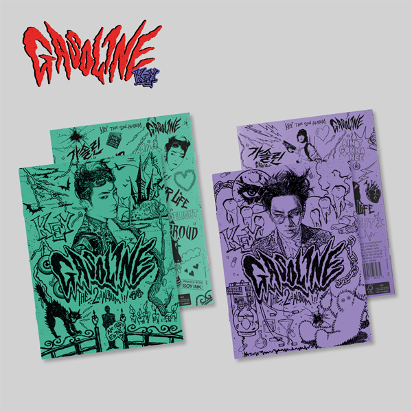 [@shineecharts] Key - THE 2nd ALBUM [Gasoline] (Booklet Ver.) (Random Ver.)