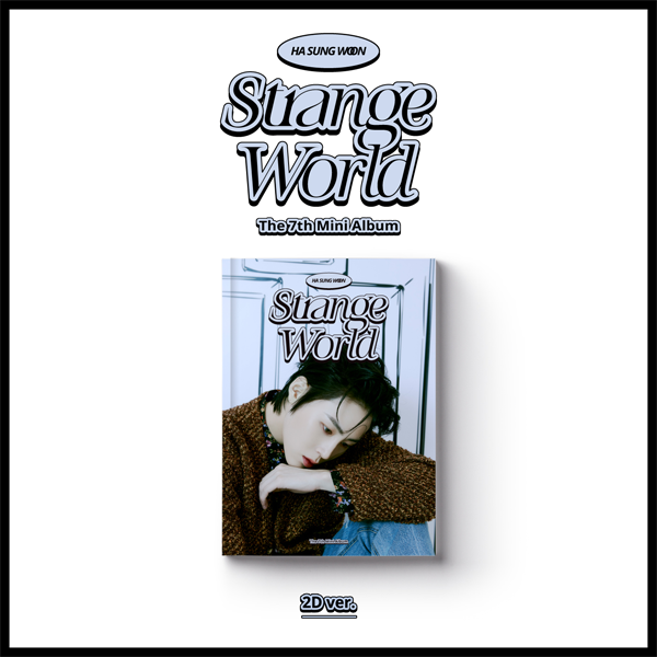HA SUNG WOON - ミニアルバム 7集 [Strange World] (Photobook) (2D ver.)