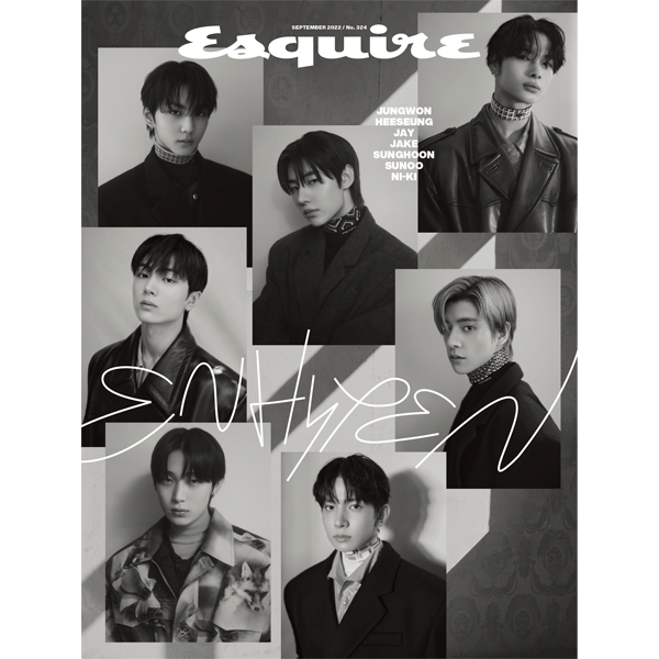 [FC MAGAZINE] ESQUIRE 2022.09 A Type (Cover : ENHYPEN / Content : ENHYPEN 16p, WONWOO 10p)