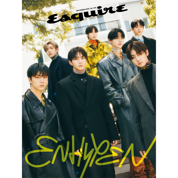 [FC MAGAZINE] ESQUIRE 2022.09 B Type (Cover : ENHYPEN / Content : ENHYPEN 16p, WONWOO 10p)