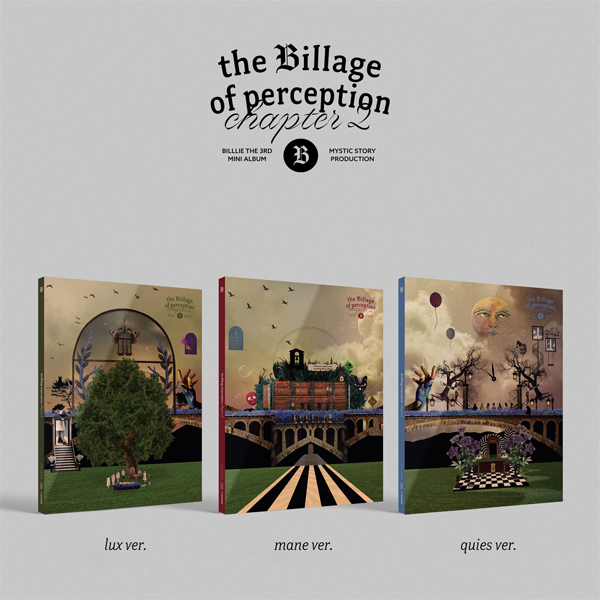 [全款 裸专 第二批(截止到9月6号早7点)] [3CD 套装] Billlie - 迷你专辑 3辑 [the Billage of perception: chapter two] (lux Ver. + mane Ver. + quies Ver.)_金夏蓝_Haram记录册