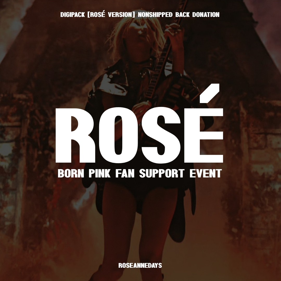 [Donation] Non-shipped albums donation 2022 BLACKPINK ROSE @roseanne_days