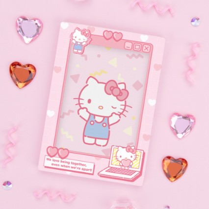 HELLO KITTY retro photocard frame