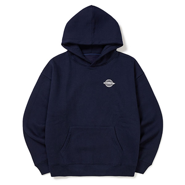 [BORNCHAMPS] Apollo Chmps Hoodie [Navy][S]