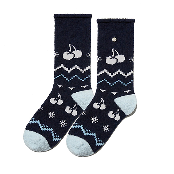 Cherry Pattern Terry Socks [NAA][Free]