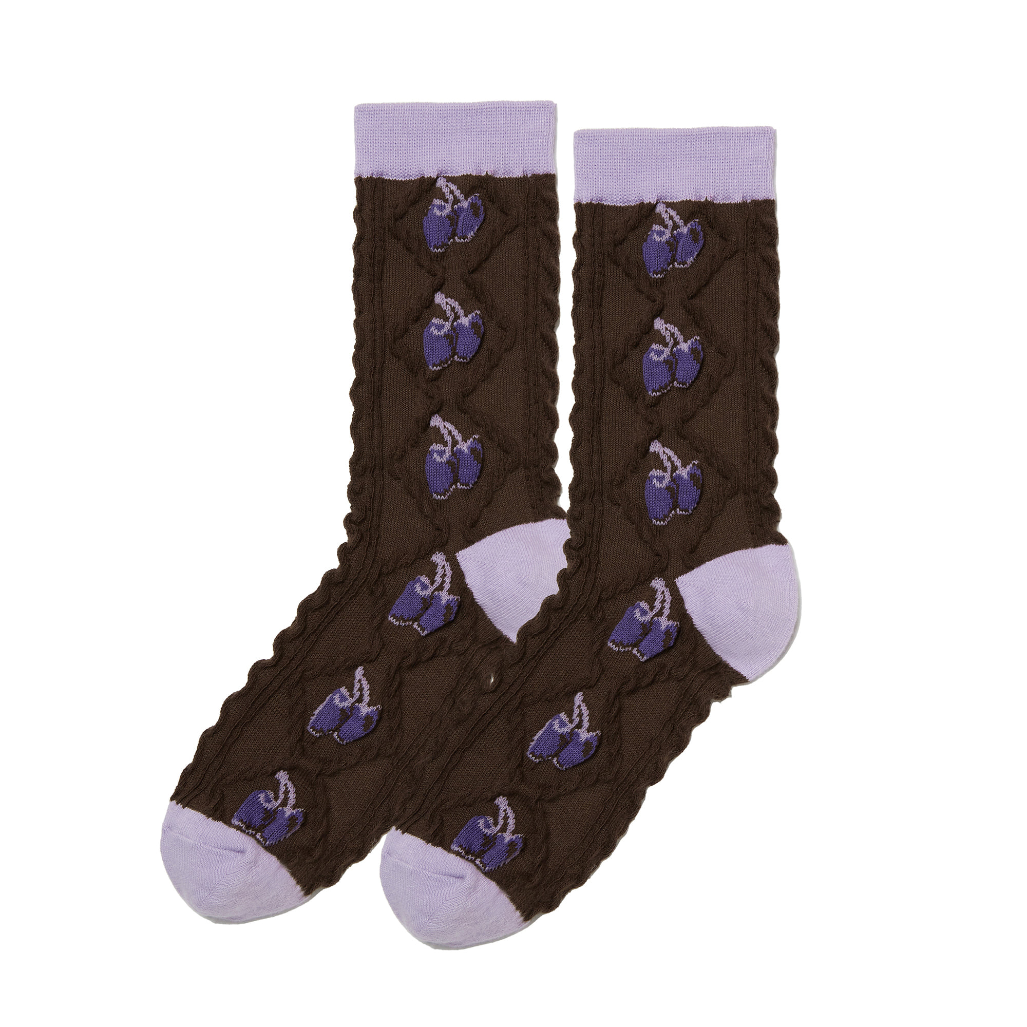 Small Cherry Pattern Socks Set [ZZZ][Free]