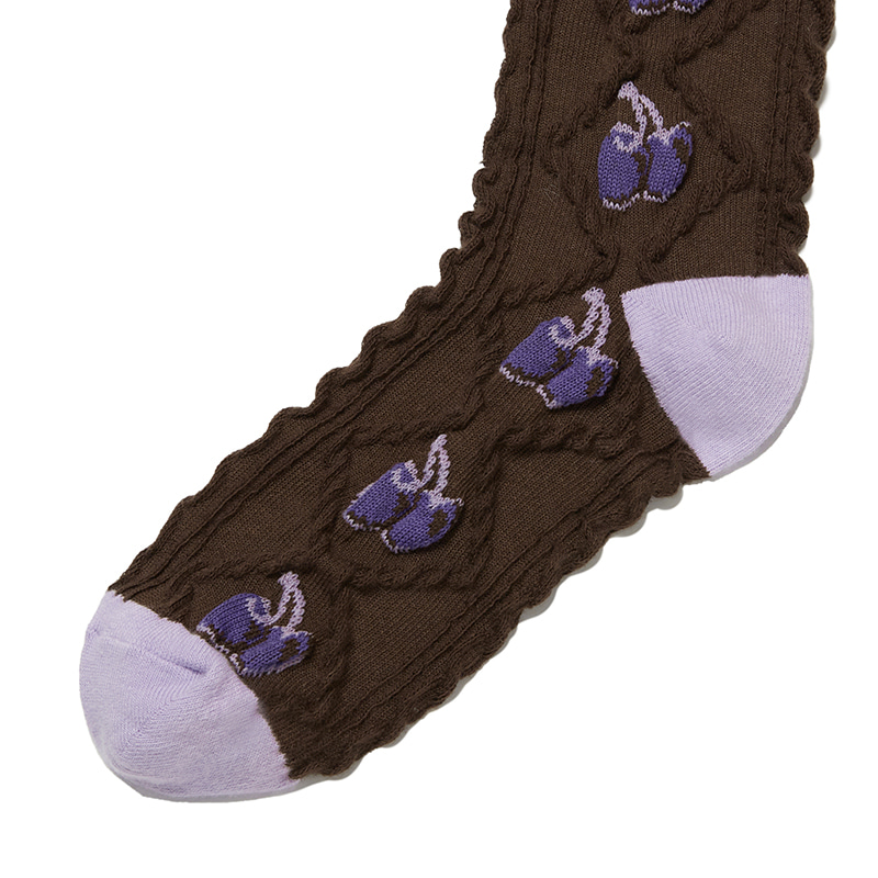 Small Cherry Pattern Socks Set [ZZZ][Free]