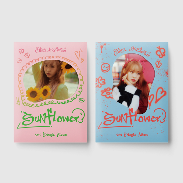 [@wemelovebattery] [2CD SET] CHOI YOOJUNG - 1st Single Album [Sunflower] (Lovely Ver. + Swag Ver.)