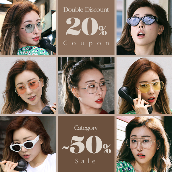 50% D.C! (30%Off + 20%Coupon) Popular Sunglasses [23types]