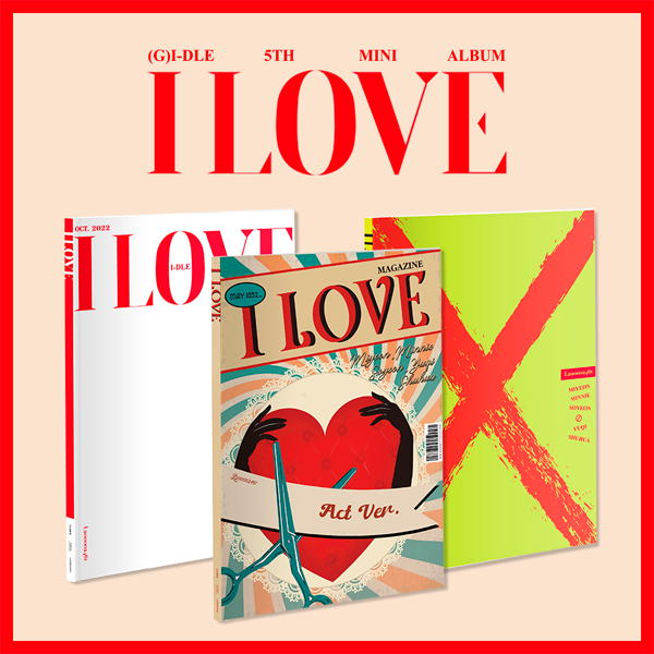 [Off-Line Sign Event] [3CD SET] (G)I-DLE - 5th Mini Album [I LOVE]
