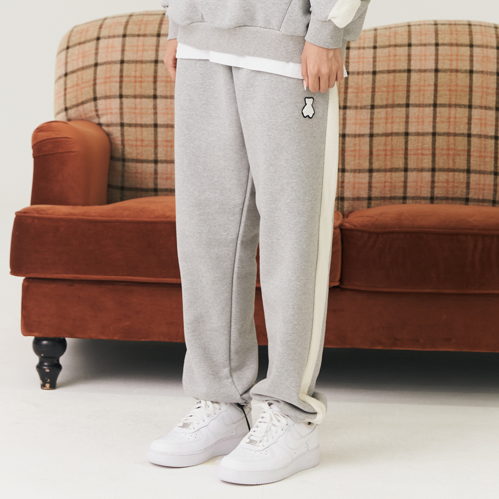 (MONSTA X KIHYUN Gift Set) Bear Track Jogger Pants [Grey]