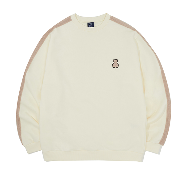 (MONSTA X KIHYUN Gift Set) Bear Track Sweatshirts [Ivory]